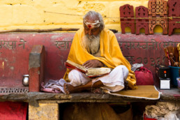 Reisefotoreportage: Sadhu in Rishikesh, Indien - Copyright Thomas Effinger