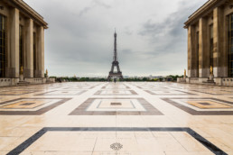 Eiffel tower from Place du Trocadéro, Palais de Chaillot, Paris | 4675 | © Effinger