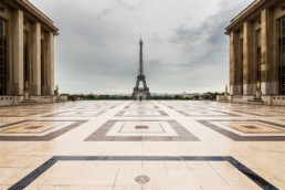 Eiffelturm vom Palais de Chaillot, Trocadero, Paris