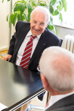 Dr. Edmund Stoiber, CSU, Pressefotos Interview | © T. Effinger