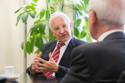 Dr. Edmund Stoiber, CSU, Pressefotos Interview | © T. Effinger