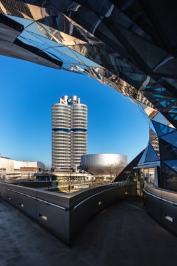 Architekturfotografie: BMW Museum München, BMW Hochhaus Vierzylinder | 6029 | © Effinger