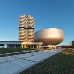 Architecture photography: BMW Museum Munich, BMW Tower four-cylinder | 6132 | © Effinger
