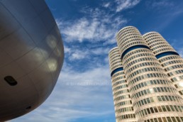 Architecture photography: BMW Museum Munich, BMW Tower four-cylinder| 7772 | © Effinger
