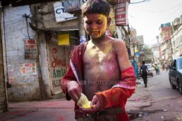 Holi Festival der Farben | Delhi, Indien | 4927 | © Effinger