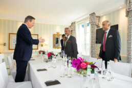 David Cameron trifft Subrahmanyam Jaishankar auf der MSC 2024