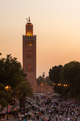 Koutoubia-Moschee, Marrakesch, Marokko | 7351 | Copyright Effinger