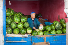 Melonenverkäufer in Essaouira, Marokko | 9146 | Copyright Effinger