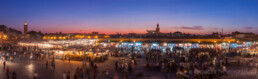 Panorama Djemaa el Fna und Koutoubia-Moschee, Marrakesch, Marokko | 7235 | Copyright Effinger