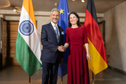 Außenminister Subrahmanyam Jaishankar, Indien, und Annalena Baerbock, Deutschland | MSC 2024 | 8382 | Copyright Effinger