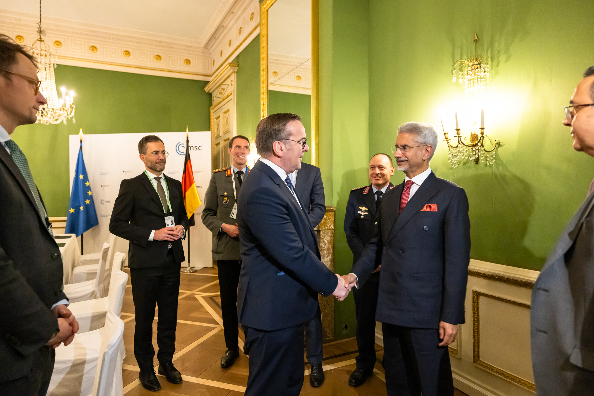 Boris Pistorius trifft Subrahmanyam Jaishankar auf der MSC 2025 | 4403 | Copyright Effinger