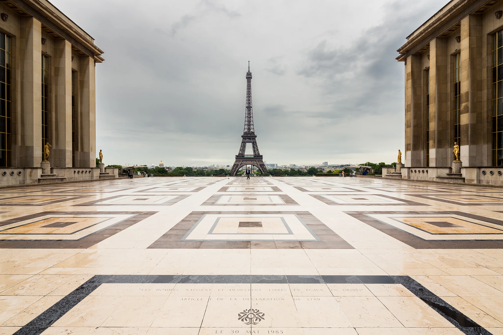 Eiffelturm vom Place du Trocadéro, Palais de Chaillot, Paris | 4675 | © Effinger